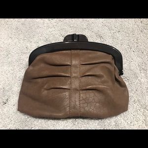 Brown vintage clutch